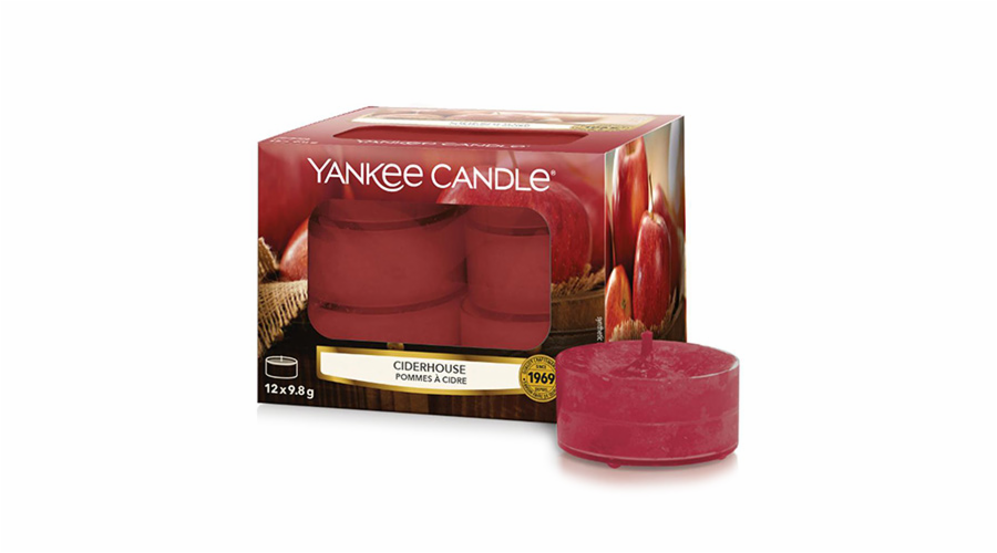 Svíčky čajové Yankee Candle, Moštárna, 12 ks