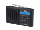 Rádio Trevi, DAB 7F91 R BK, přenosné, DAB/DAB+/FM, hodiny...