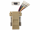 NEDIS serial adaptér/ zástrčka D-SUB 9-Pin - zásuvka RJ45...