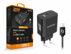 Chytrá síťová nabíječka ALIGATOR Power Delivery 20W, USB-...