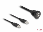Delock - Prodlužovací šňůra USB - USB (F) do USB (F) - 1 ...