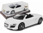 LEANToys natahovací auto kabriolet bílý 1:18