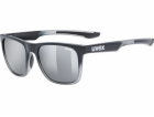 Sluneční brýle UVEX LGL 42 BLACK TRANSPARENT/MIR.SILVER