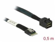 Delock Kabel Slim SAS SFF-8654 4i > Mini SAS HD SFF-8643 50 cm