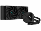 DEEPCOOL vodní chladič LS520S Zero Dark / 2x120 mm fan / ...
