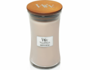Svíčka WoodWick velká, Vanilla & Sea Salt, Vanilka a mořská sůl, 609.5 g