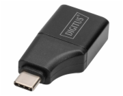 DIGITUS Adaptér USB-Type-C, USB-C na HDMI typu A, 4K@ 30HZ 4K@ 30Hz, hliník - pouzdro, černá