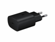 Samsung cestovní nabíječka EP-TA800EBE, PD, Fast charging, USB-C, 25 W, černá, (bulk)