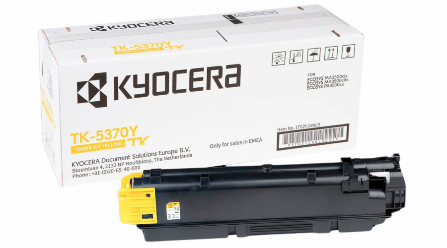 Kyocera toner TK-5370Y (žlutý, 5000 stran) pro ECOSYS PA3500/MA3500