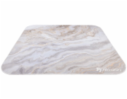AROZZI Zona Quattro White Marble/ ochranná podložka na podlahu/ 116 x 116 cm/ design bílý mramor