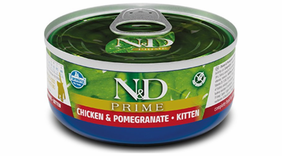 FARMINA N&D Cat Prime Chicken&Pomegranate Kitten - wet cat food - 70 g