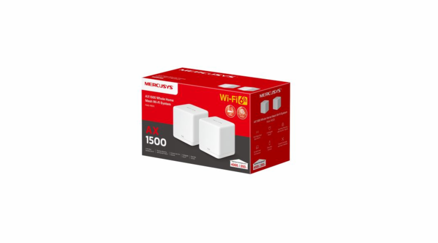 Halo H60X(2-pack) AX1500 Home Mesh WiFi6 system