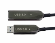 PREMIUMCORD Kabel USB3.0 + 2.0 prodlužovací optický AOC kabel A/Male - A/Female 15m