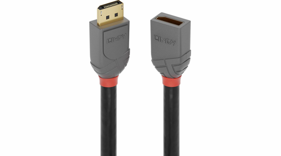DisplayPort 1.4 prodlužovací kabel Anthra Line, samec > samice