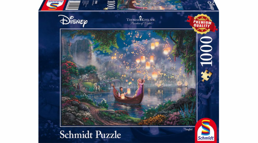 Schmidt Games Puzzle Thomas Kinkade: Disney Rapunzel