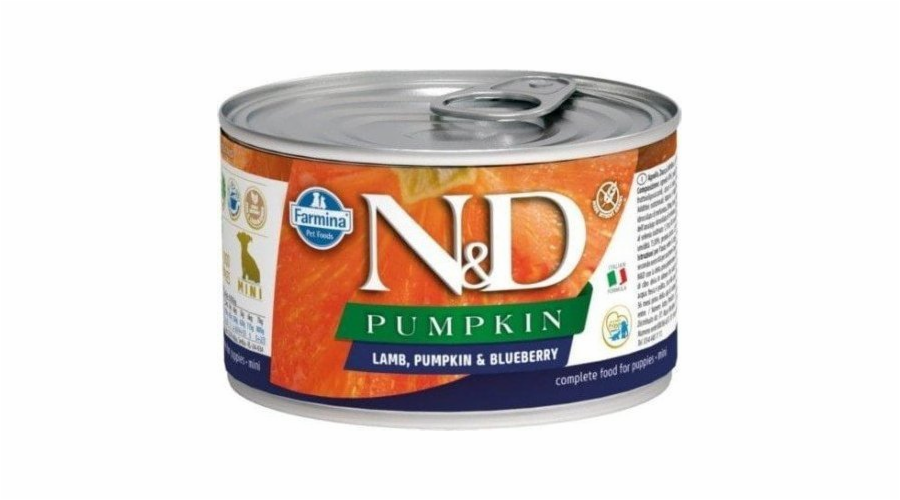 Farmina Farmina N&D Dog Lamb & Pumpkin & Blueberry Puppy Mini krmivo pro štěňata 140 g