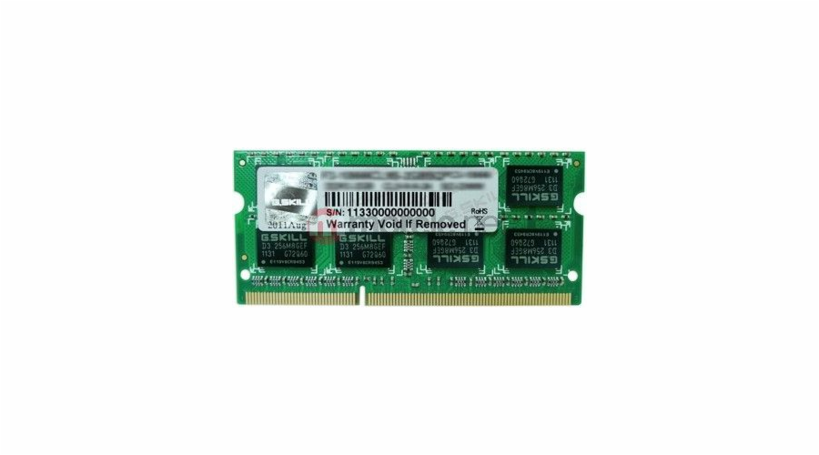 Paměť SODIMM DDR3 4GB 1600 MHz CL9