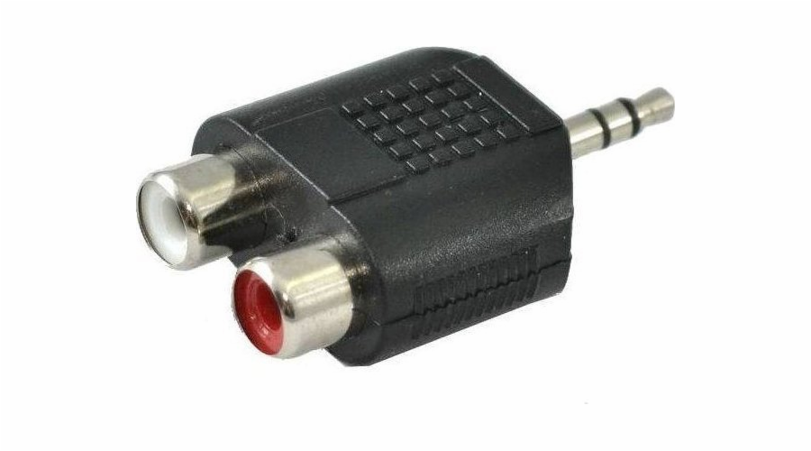 AV SSQ adaptér SSQ HA6 - Adaptér 2 x RCA samice - 3,5 mm stereo jack