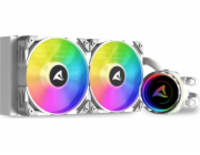 Sharkoon S80 RGB White AIO 240mm, vodní chlazení