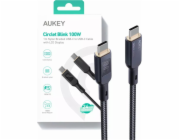 CB-MCC102 nylon USB C - USB C kabel | LED | 1,8 m | 5A | 100W PD | 20V