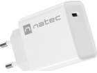Ribera 1x USB-C 20W nástěnná nabíječka, bílá