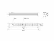 Rack napájecí lišta PDU 10xC13 1U 16A C19 2m
