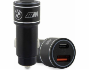 20W PD-QC 3.0 rychlonabíjecí nabíječka do auta černá