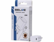 Nabíječka Beline 20W USB-C nástěnná nabíječka + USB-C kabel, bílá