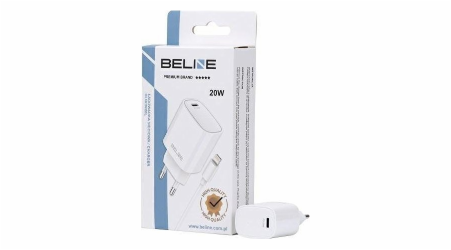 Nabíječka Beline 20W USB-C nástěnná nabíječka + Lightning kabel