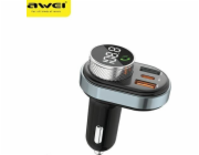 FM vysílač Awei Hands-free sada C-843 MP3 1xUSB+1xUSB-C s vysílačem