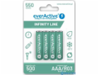 EverActive Nabíjecí baterie R03/AAA 550 mAH blistr 4 ks T...