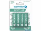 EverActive Nabíjecí baterie R6/AA 1100 mAH, blistr 4 ks. ...