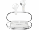 Bluetooth 5.3 T85 ENC TWS sluchátka Bílá