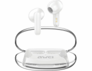 Bluetooth 5.3 T85 ENC TWS sluchátka Bílá