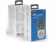 Časový programátor s LCD obrazovkou, 16A, 3680W, AE-03