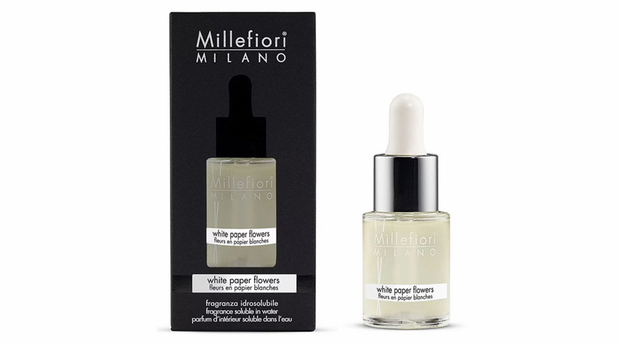 Aroma olej Millefiori Milano, Květiny z bilého papíru, 15 ml