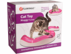 Flamingo Moggy Interaktivní hračka pro kočky Růžová/bílá