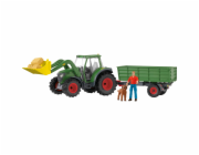 Schleich Farm World traktor s přívěsem, autíčko