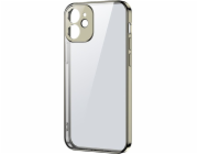 Joyroom Joyroom New Beauty Series Ultra tenké průhledné pouzdro s kovovým rámcem pro iPhone 12 Pro Gold (JR-BP743)