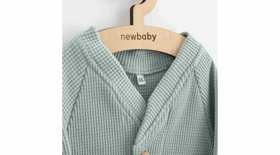 Kojenecký kabátek na knoflíky New Baby Luxury clothing Oliver šedý