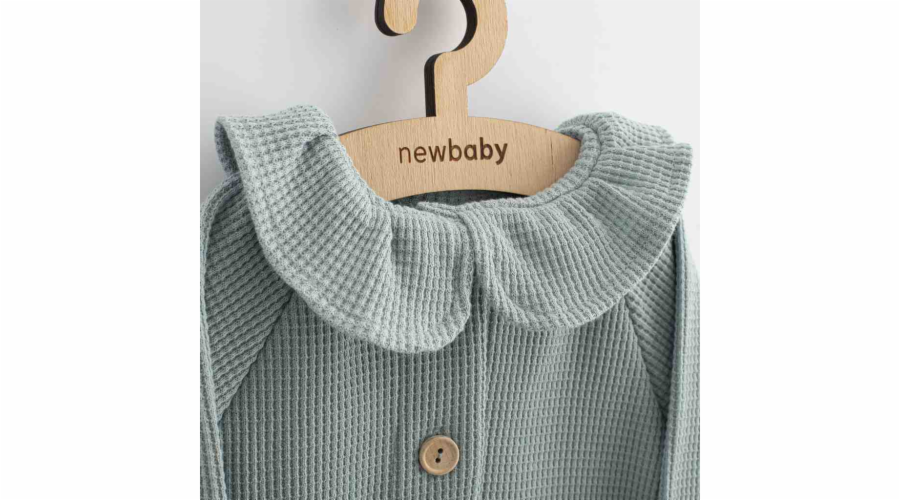 Kojenecký kabátek na knoflíky New Baby Luxury clothing Laura šedý