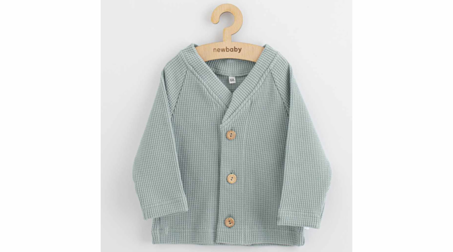 Kojenecký kabátek na knoflíky New Baby Luxury clothing Oliver šedý