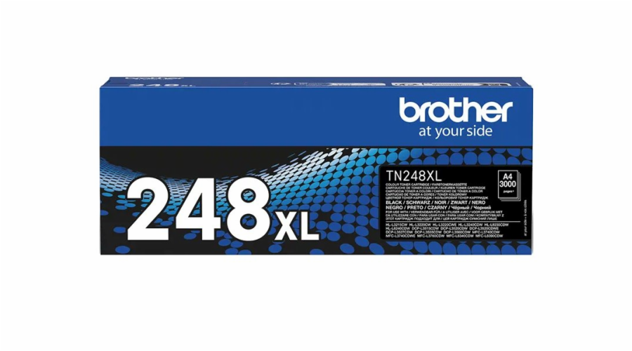 BROTHER toner TN248XLBK black 3000str./ DCP-L3520CDW, DCP-L3560CDW, HL-L3220CW, L8230CDW, L8240CDW, MFC-L3740CDW