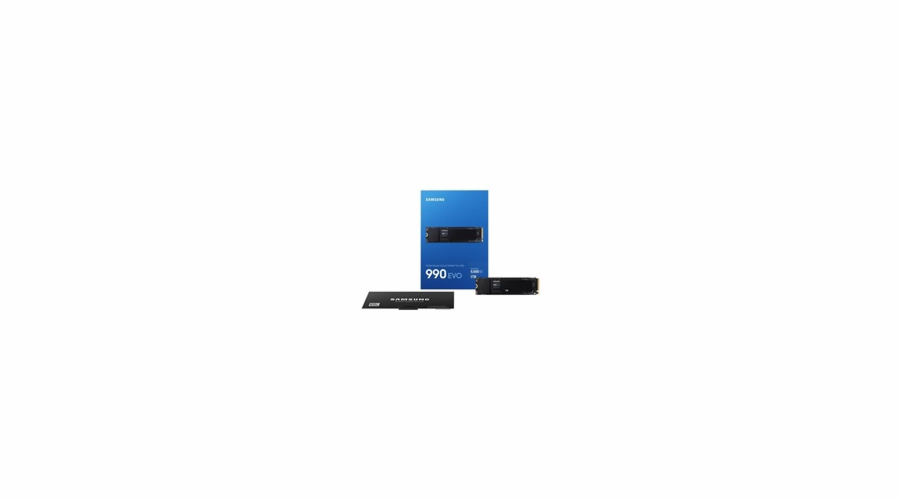 SSD Samsung 990 EVO 2000GB - formát M.2; čtecí rychlost až 5000 MB/sec; zapisovací rychlost až 4200 MB/sec