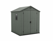 Zahradní domek Keter Darwin 6 x 6 zelený, s podlahou