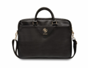 Guess PU Grained 4G Metal Logo Computer Bag 15/16" Black Guess PU Grained 4G Metal Logo Computer Bag je perfektní taška pro notebook s úhlopříčkou displeje 15-16"