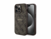 Guess PU Leather 4G Colored Ring MagSafe Zadní Kryt pro iPhone 14 Pro Brown Zakupte si Guess PU Leather 4G Colored Ring MagSafe Zadní Kryt a proveďte skvělé vylepšení svého telefonu.