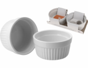 miska zapékací 2ks 185ml bílá MUFFINY