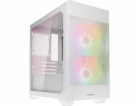 Lian Li LANCOOL 205M Mesh Micro ATX Case, bílá