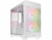 Lian Li LANCOOL 205M Mesh Micro ATX Case, bílá